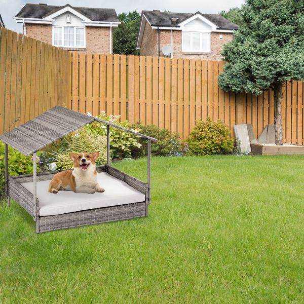 Purrfect Pet Kingdom Canopy Dog Bed for Medium Pets Purrfect Pet Kingdom