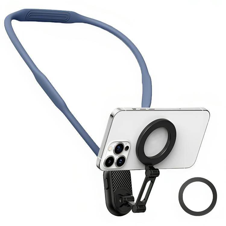Purrfect Pet Kingdom Hands Free Pet Phone Mount Leash Accessories Blue & Black Purrfect Pet Kingdom