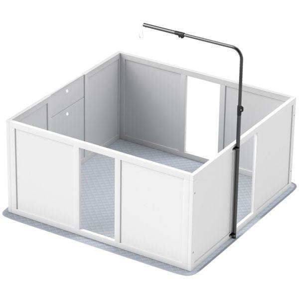 Purrfect Pet Kingdom Indoor Dog House with Playpen Purrfect Pet Kingdom