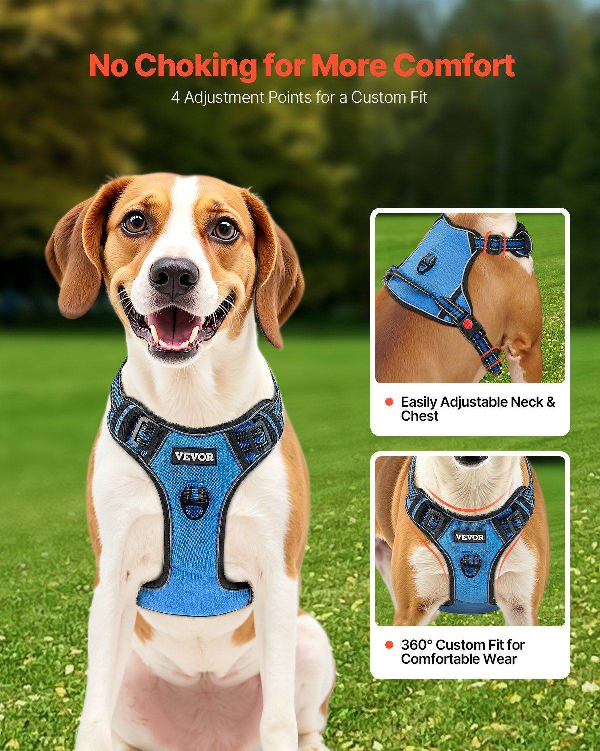 Purrfect Pet Kingdom Anti-Pull Dog Vest for Large Breeds Purrfect Pet Kingdom