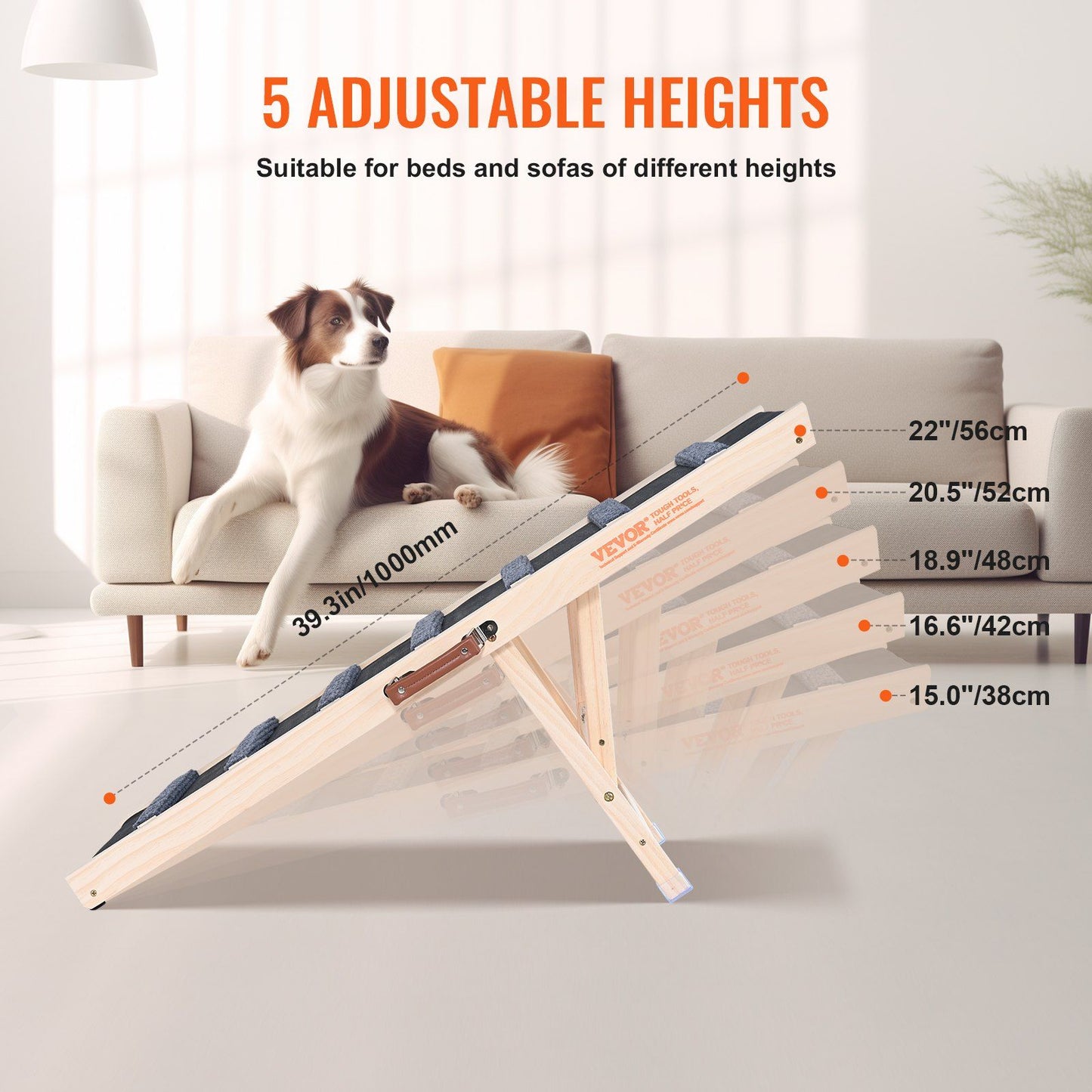 Purrfect Pet Kingdom Dog Ramp for Elderly Dogs and Cats Purrfect Pet Kingdom