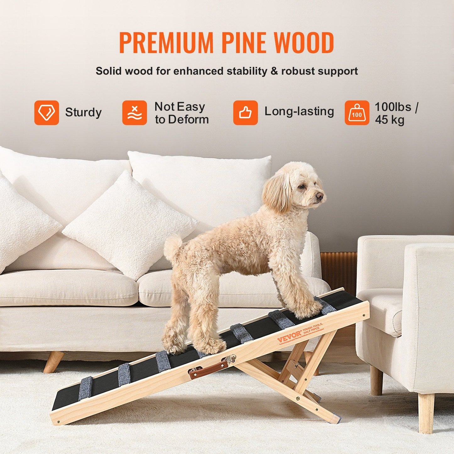 Purrfect Pet Kingdom Dog Ramp for Elderly Dogs and Cats Purrfect Pet Kingdom