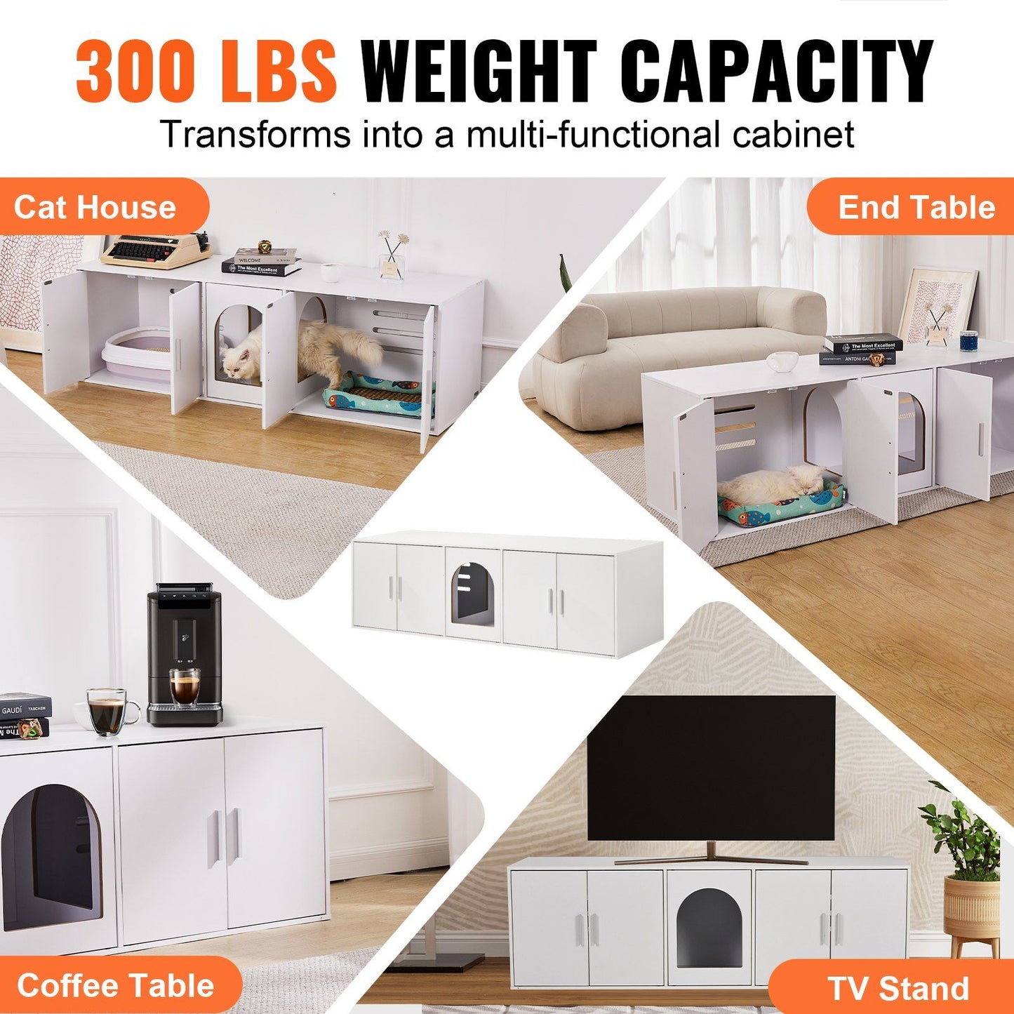 Purrfect Pet Kingdom Hidden Cat Litter Box Enclosure Purrfect Pet Kingdom
