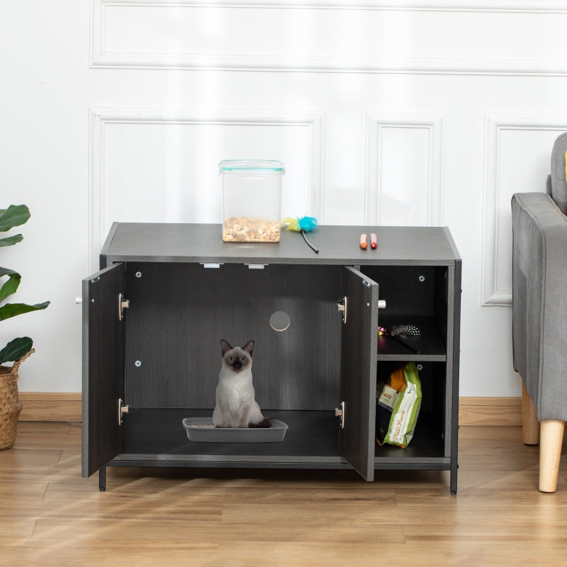 Hidden Cat Litter Box Enclosure
