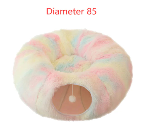 Premium Plush Cat Cave Bed for Superior Warmth and Privacy