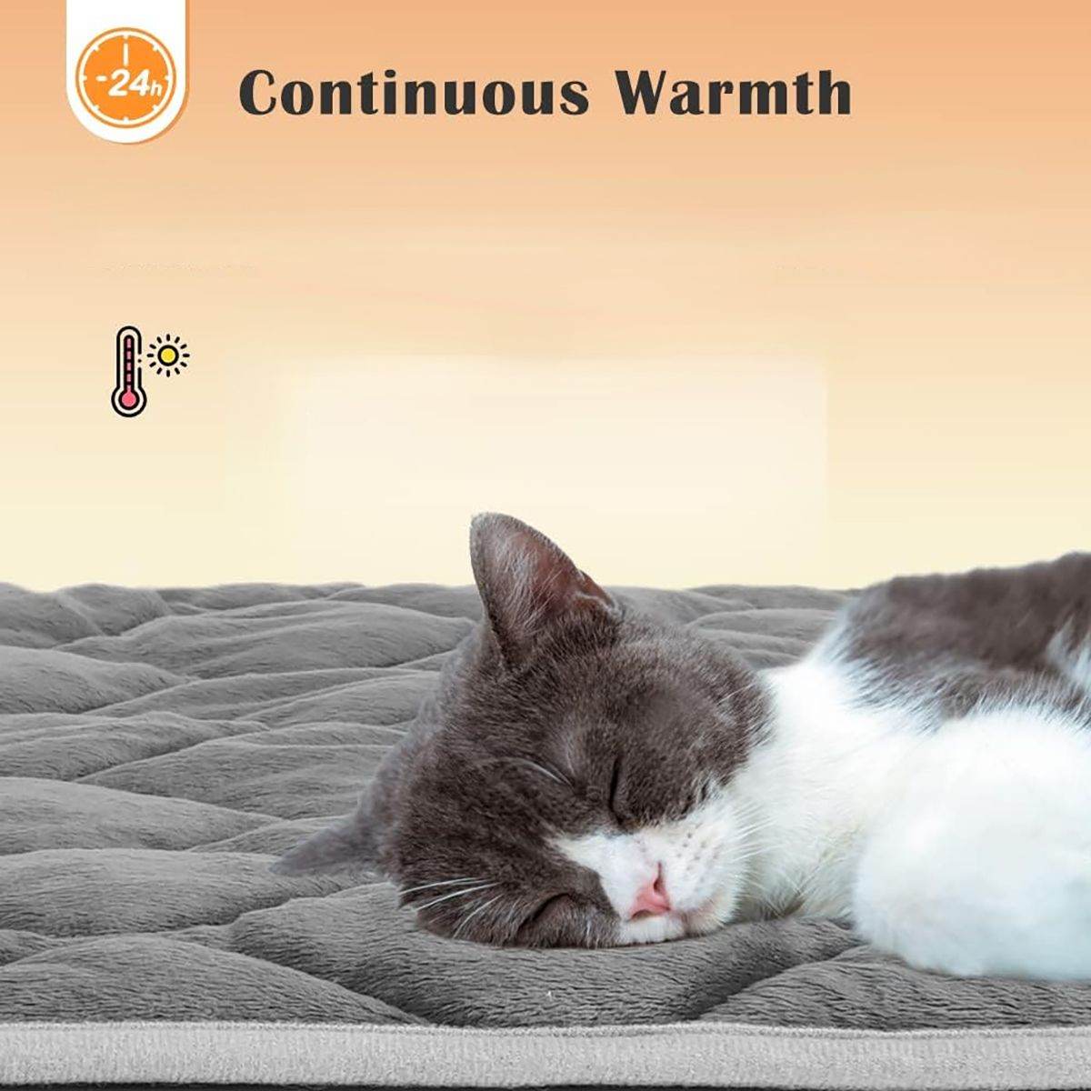 Purrfect Pet Kingdom Warming Dog and Cat Bed - 5 Layer Comfort Purrfect Pet Kingdom