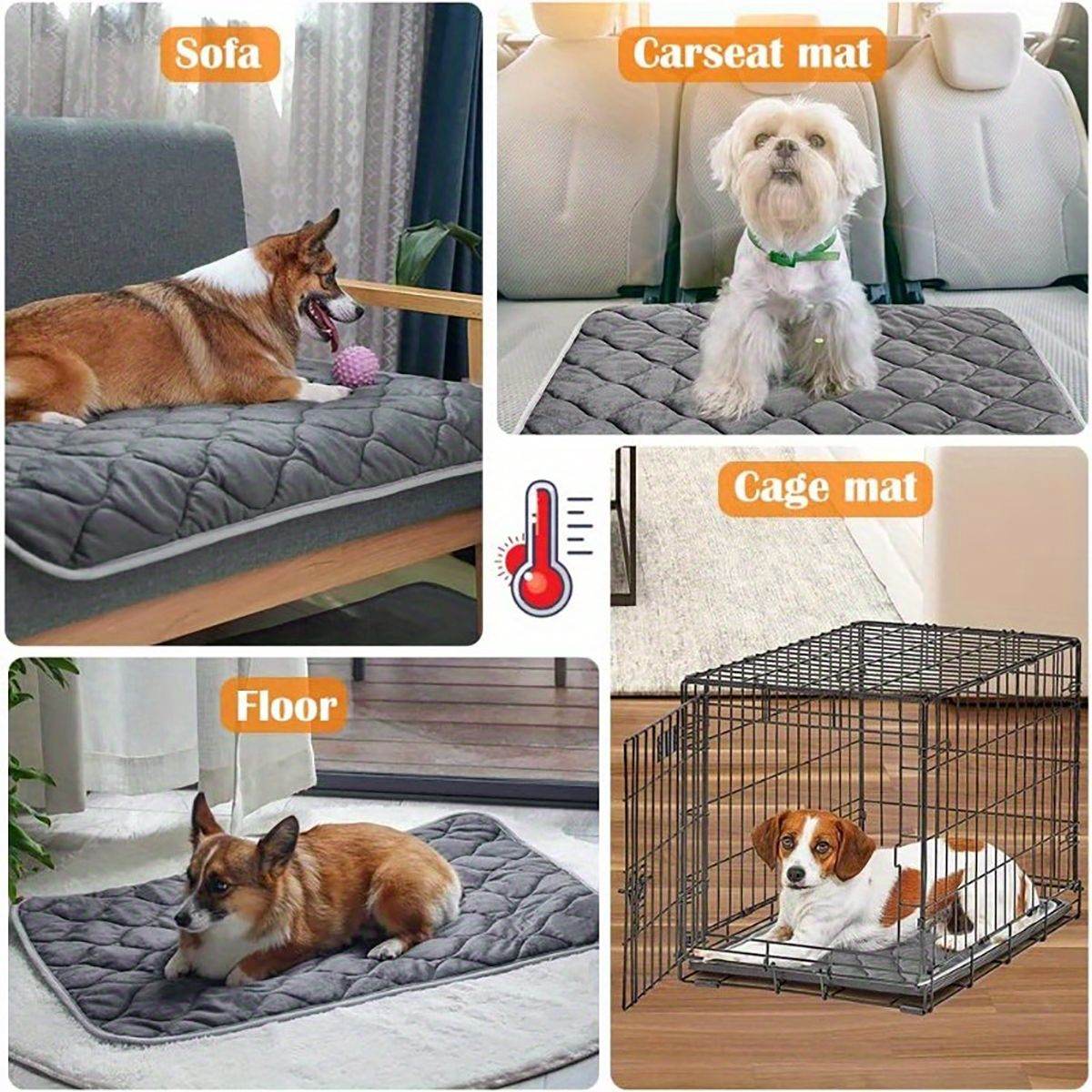Purrfect Pet Kingdom Warming Dog and Cat Bed - 5 Layer Comfort Purrfect Pet Kingdom