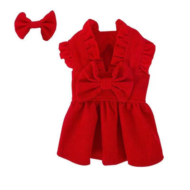 Purrfect Pet Kingdom Winter Dress for Small Dogs - Cozy Velvet Purrfect Pet Kingdom