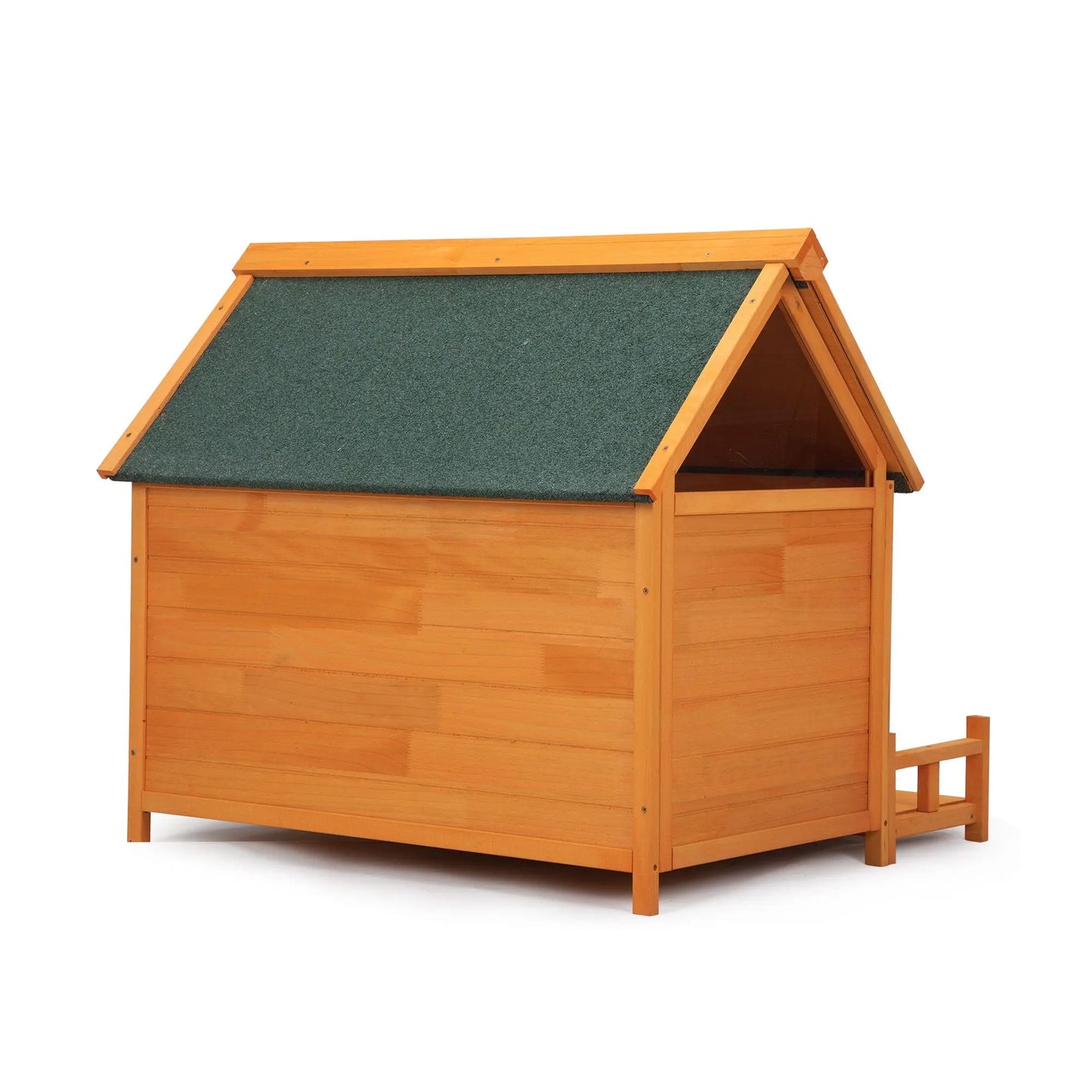 Purrfect Pet Kingdom Wooden Dog House with Platform Purrfect Pet Kingdom