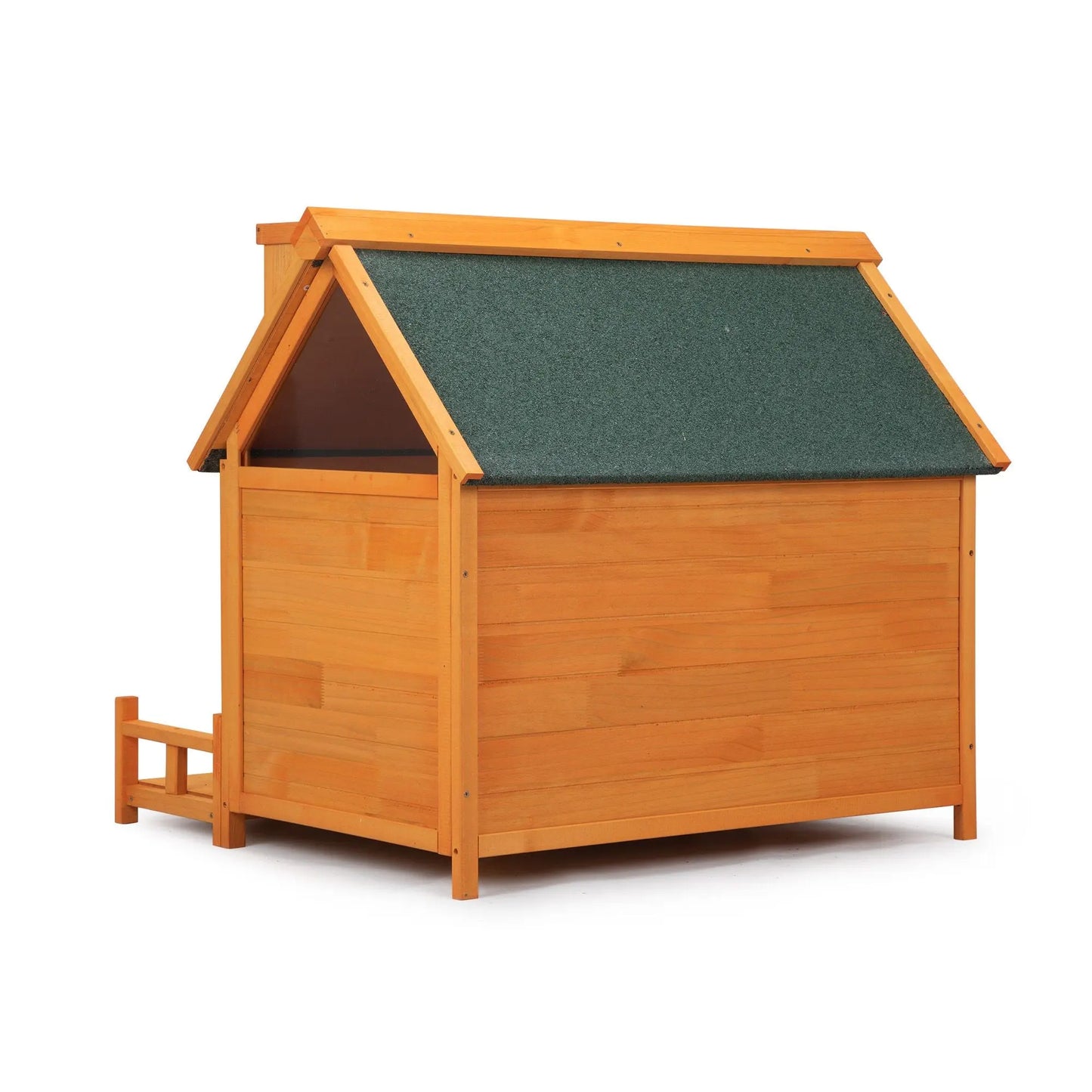 Purrfect Pet Kingdom Wooden Dog House with Platform Purrfect Pet Kingdom