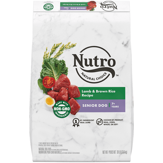 Nutro Natural Choice Senior Lamb Dry Dog Food (30lb) - Nutro Natural Choice Dry Dog Food - The Family Pet