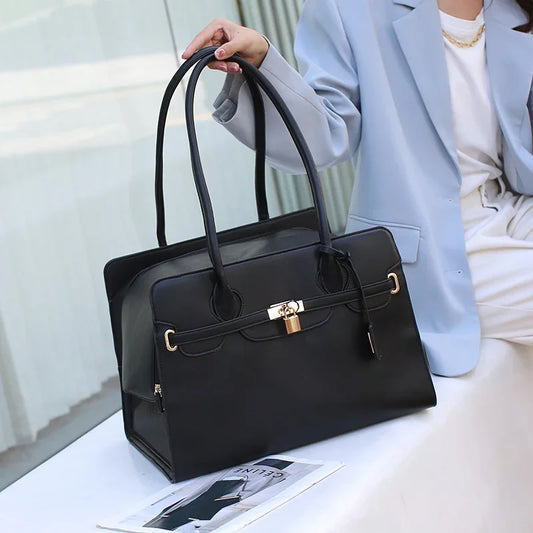 Tail Chasers leather cat carrier tote in stylish black for comfortable pet transport