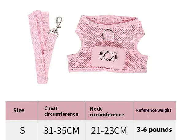 Pets Dog Vest Chest Strap Harness Air Conditioner Cooling And Breathable With Air Conditioner Pet Products - Dog Harnesses - Mimarta