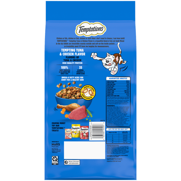 Temptations Tuna & Chicken Dry Cat Food