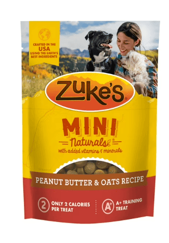 Zuke's Dog Training Treats Peanut Butter Mini Snacks Zuke's Mini Naturals Soft Dog Purrfect Pet Kingdom