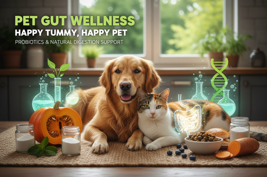 The Secret Kingdom of Pet Gut Wellness with Probiotics and Natural Digestion Support for Happy Pets