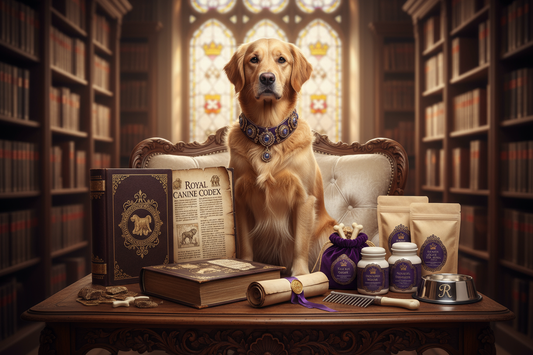 2025 Complete Dog Care Guide Featuring Canine Products and Nutritional Resources on Elegant Desk