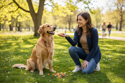 Curated dog training treats and reward snacks for successful training at Purrfect Pet Kingdom