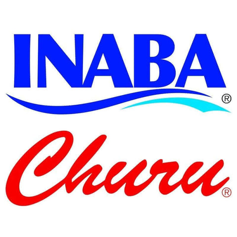 Inaba Churu logo featuring bold blue and red text representing premium cat treats