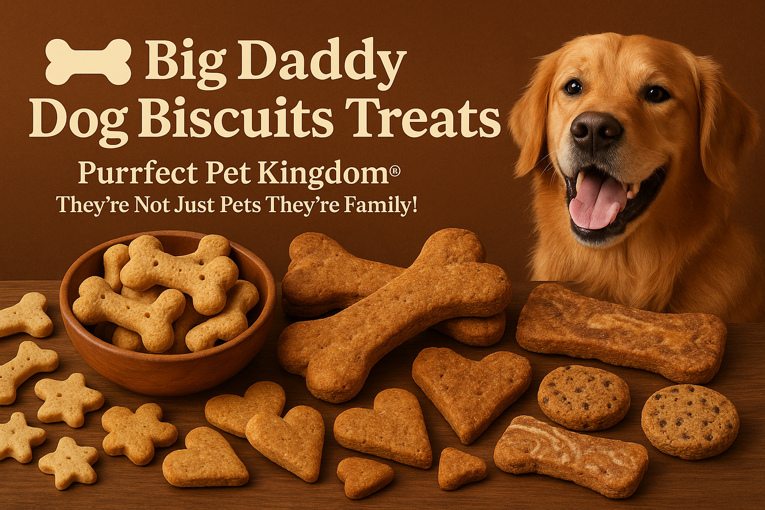 🦴 Big Daddy Dog Biscuits Treats