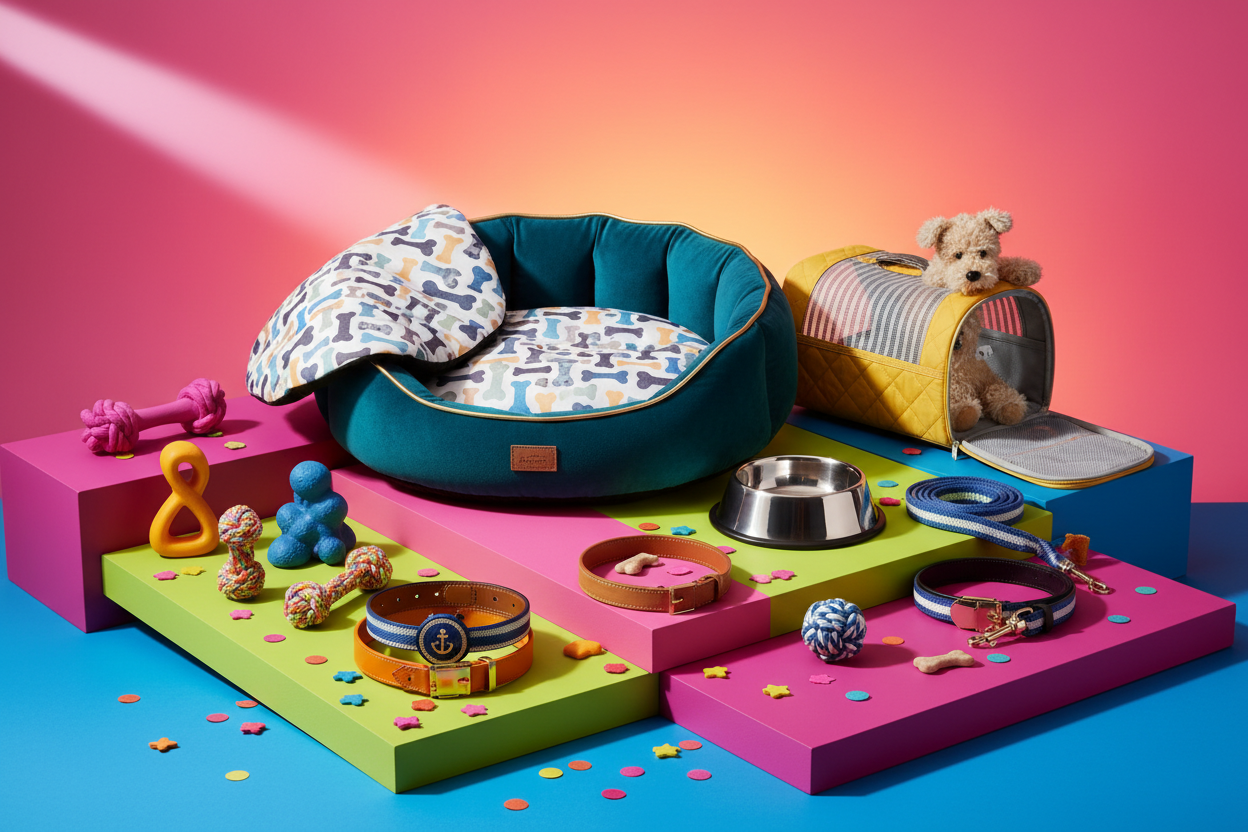 Dog Items $75-$100 - Luxury Dog Beds Designer Collars High-End Accessories | Purrfect Pet Kingdom®