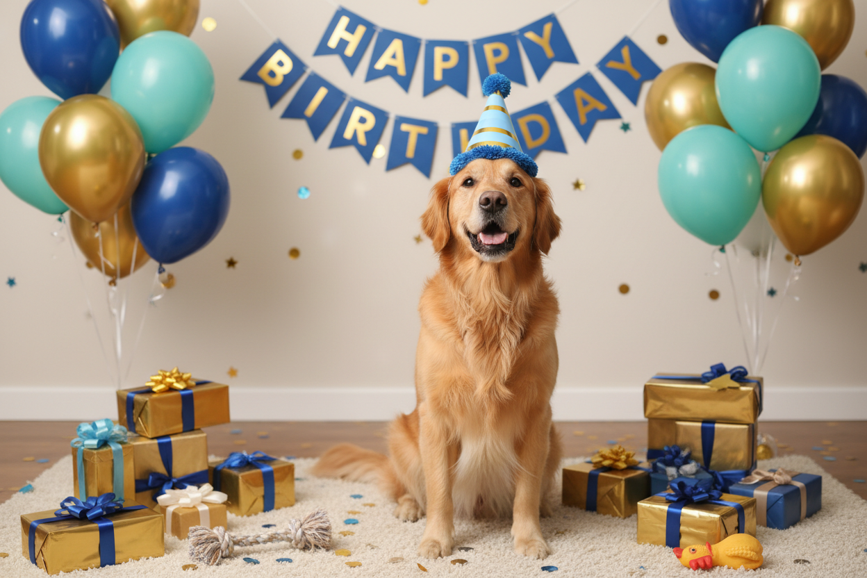 Birthday Dog Party Accessories Celebration Toys Treats Festive Products