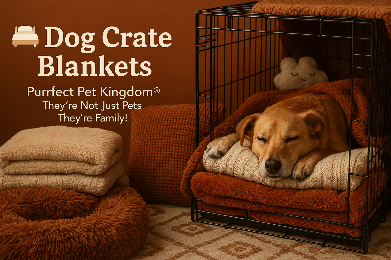 🛏️ Dog Crate Blankets