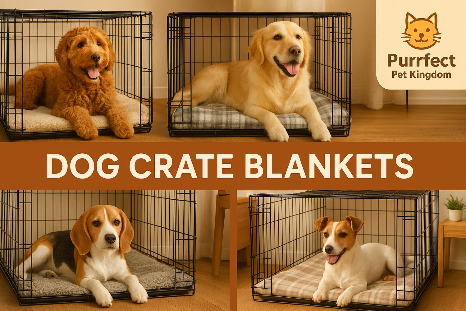 🛏️ Dog Crate Blankets