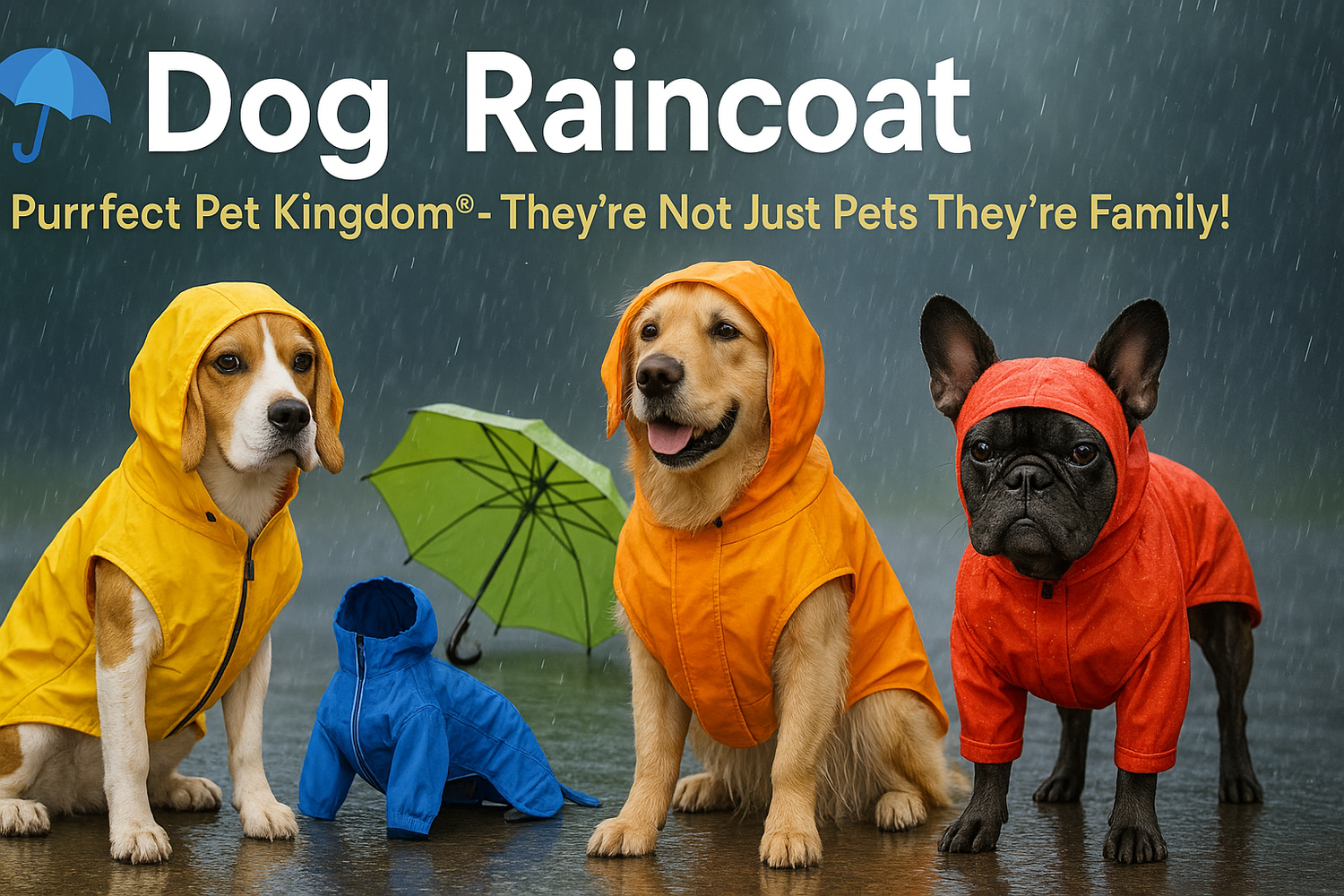 ☔ Dog Raincoat