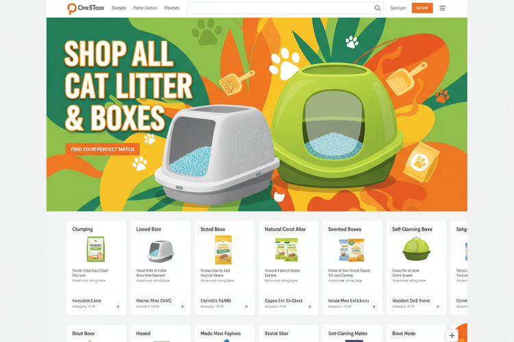 Shop All Cat Litter & Boxes 🪣