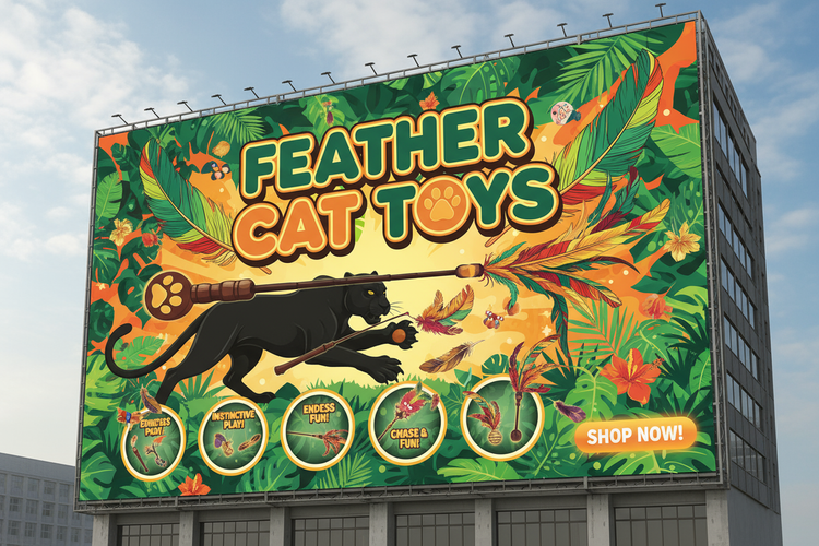 Feather Cat Toys 🪶