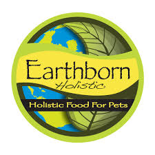 Earthborn holistic pet food logo showcasing nutritious grain-free recipes for dogs and cats