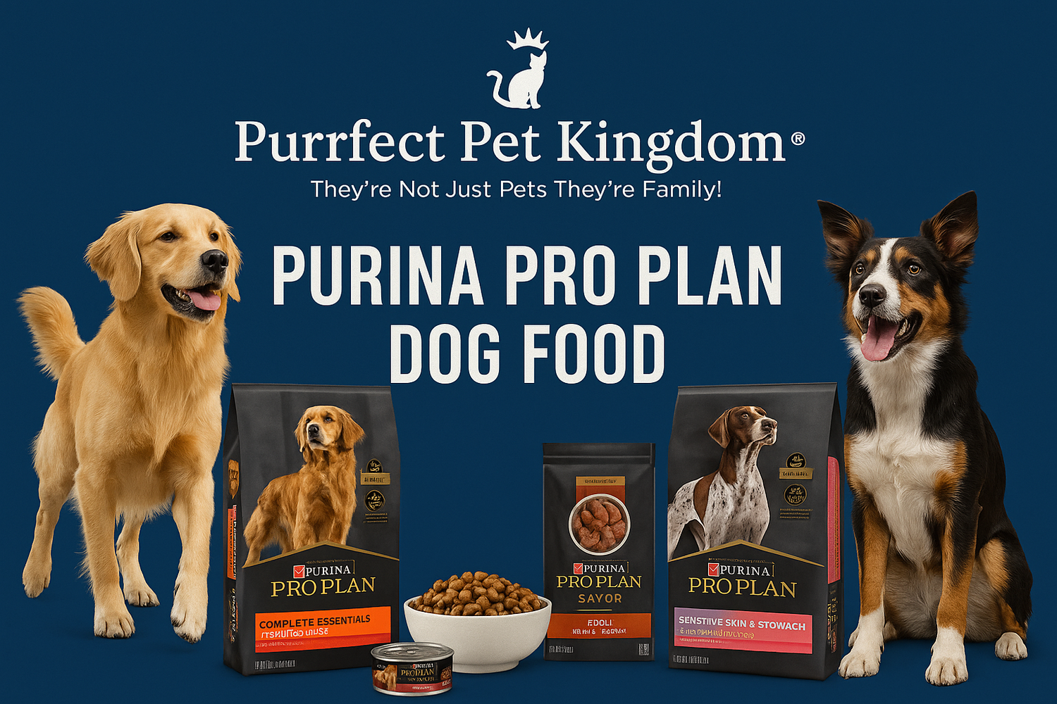Purina Pro Plan Dog Food Collection Featuring Balanced Nutrition for Dogs of All Life Stages and Health Needs