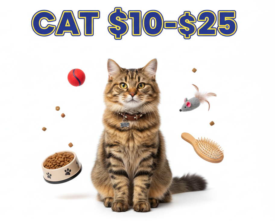 Elegant cat wearing silver metallic collar on sleek silver background with "SILVER TIER" in electric blue, magenta, neon green, and purple paint