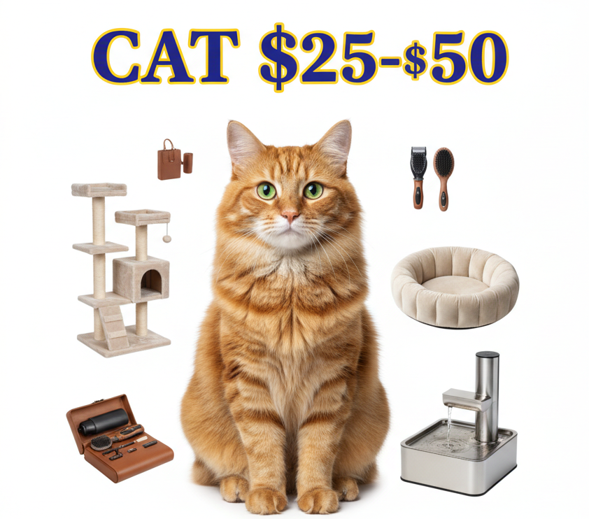 Cat $25-$50
