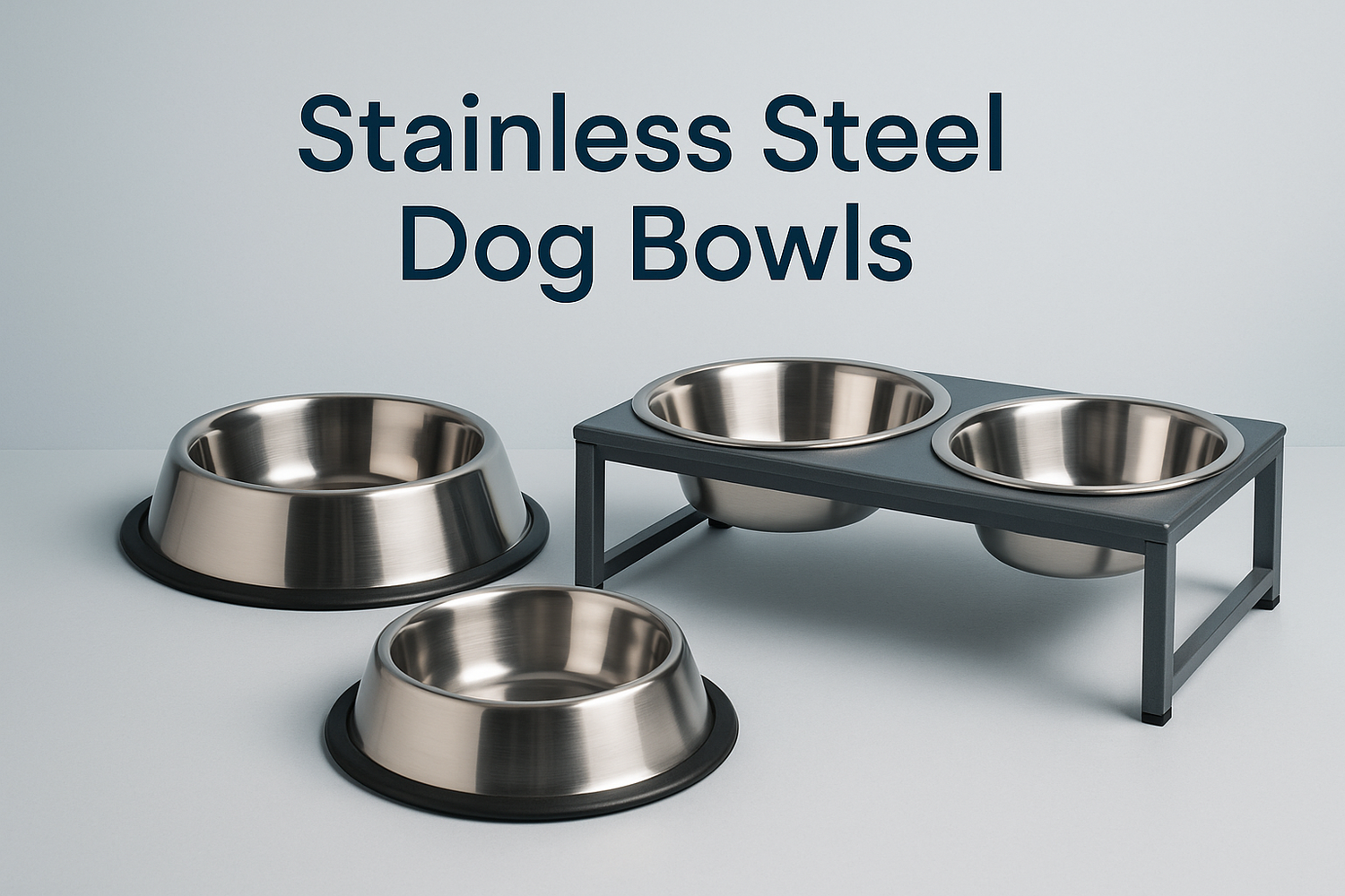 🥣 Stainless Steel Dog Bowls