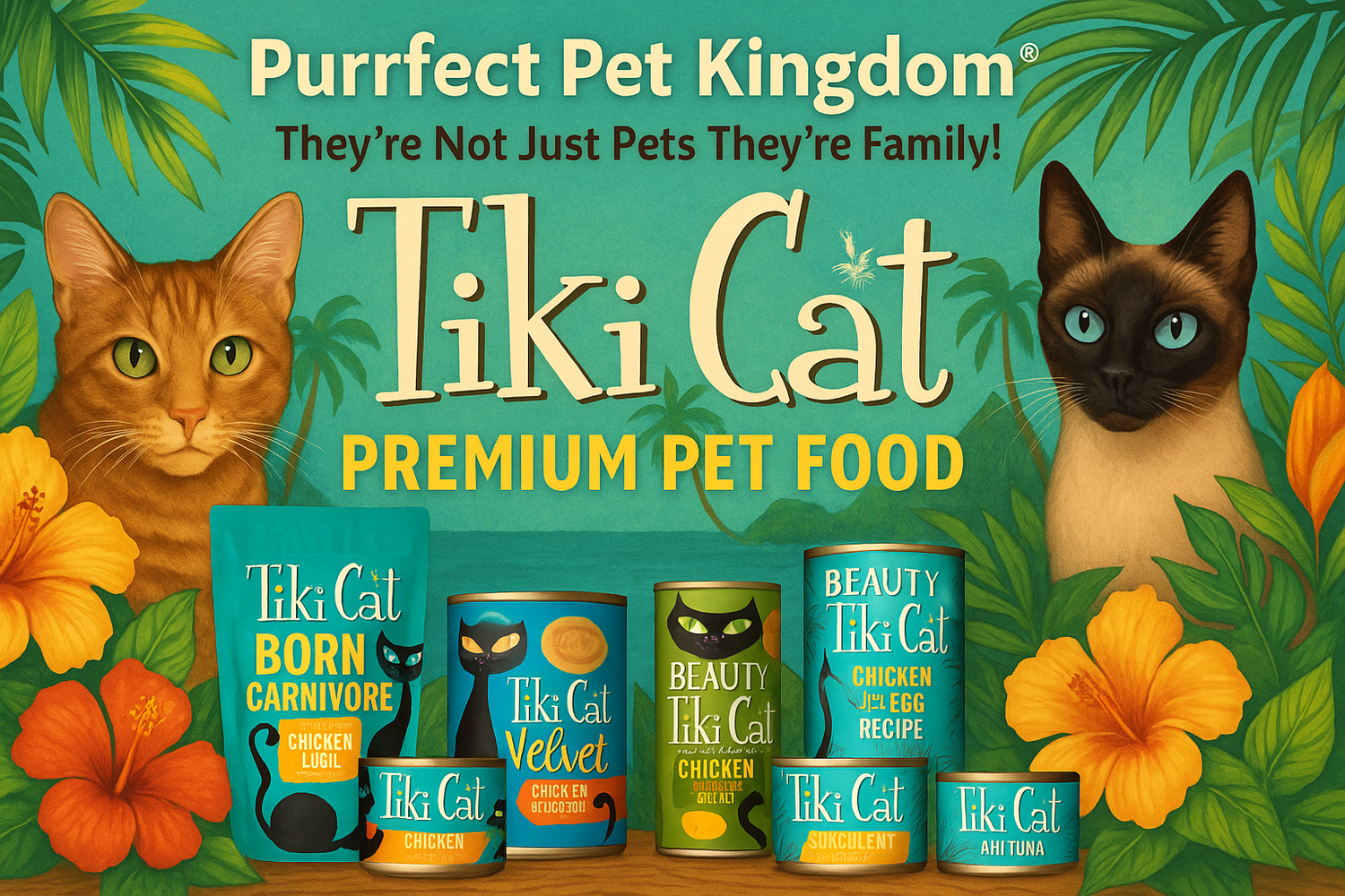 🏝️ Tiki Cat Premium Pet Food