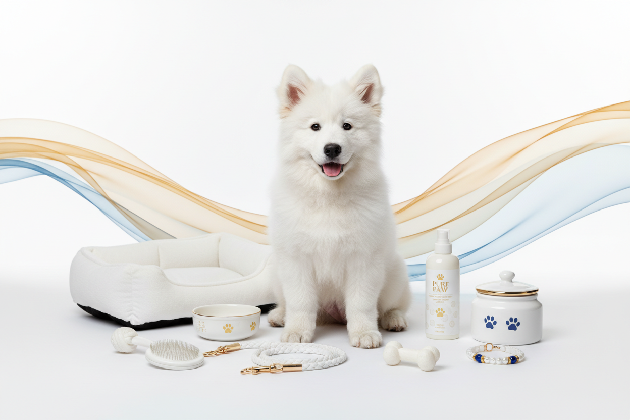 White Dog Products Accessories Toys Treats Beds Collars