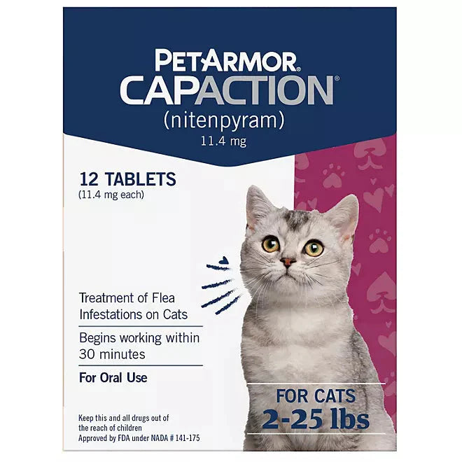 PetArmor CapAction Oral Flea Treatment for Cats - Purrfect Pet Kingdom