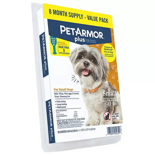 PetArmor Plus Flea & Tick Topical Treatment for Dogs - Purrfect Pet Kingdom