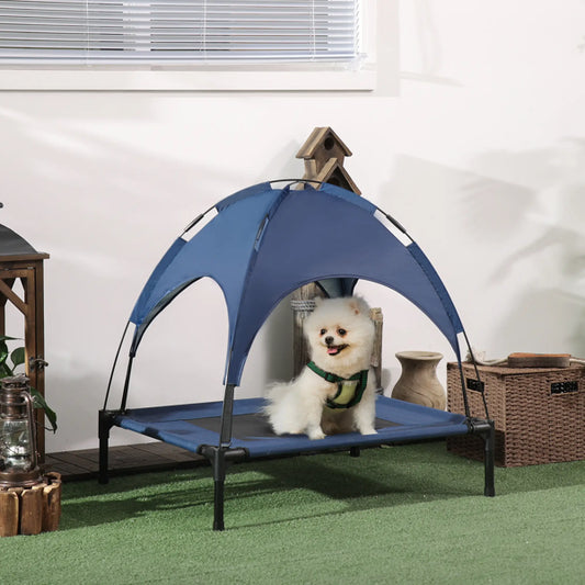 Outdoor Dog Cot - Raised Cooling Pet Bed for Large Dogs