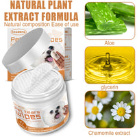 Pet Wipes Clean, Dogs And Cats Tear Stains Eye Cleaning Wipe