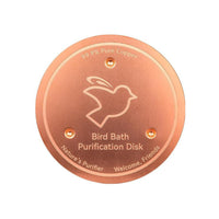 Universal Bird Bath Copper Tray with 3-point Support