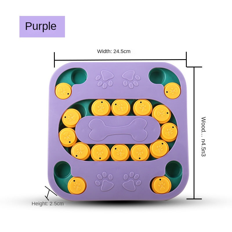 Interactive Slow Feeder Dog Bowl - Puzzle Toy for Pets - Purrfect Pet Kingdom