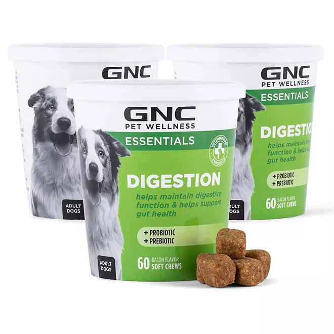 GNC Pets Digestion Soft Chews for Dogs - Purrfect Pet Kingdom