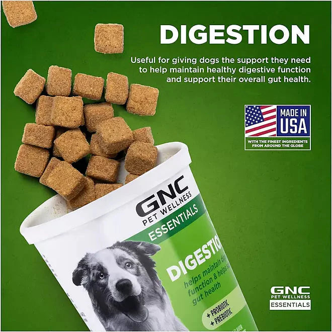GNC Pets Digestion Soft Chews for Dogs - Purrfect Pet Kingdom
