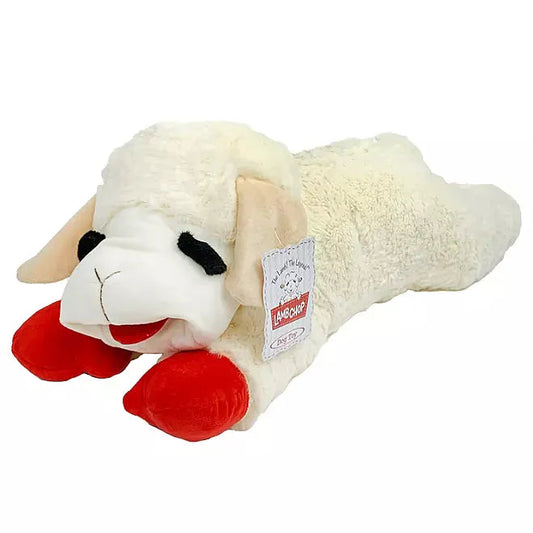 Plush Dog Toy Multipet® Jumbo Lamb Chop® 24 Inch Squeaky