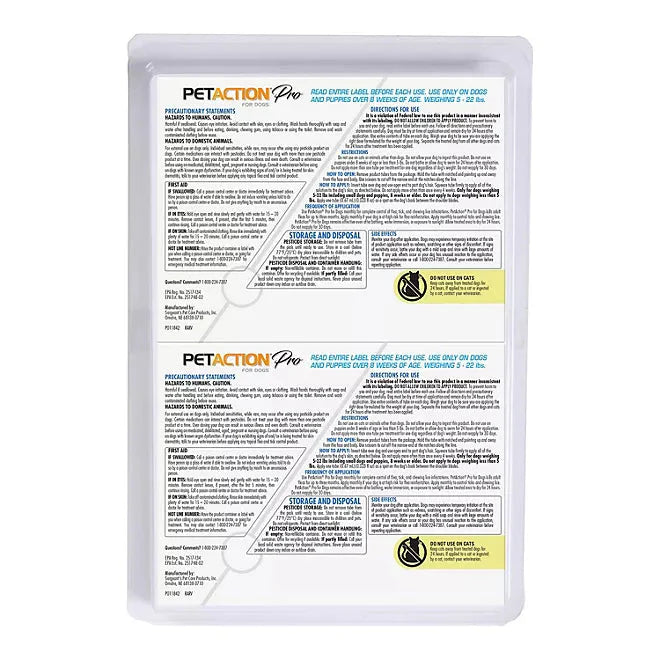 PetAction Pro Flea & Tick Treatment for Dogs