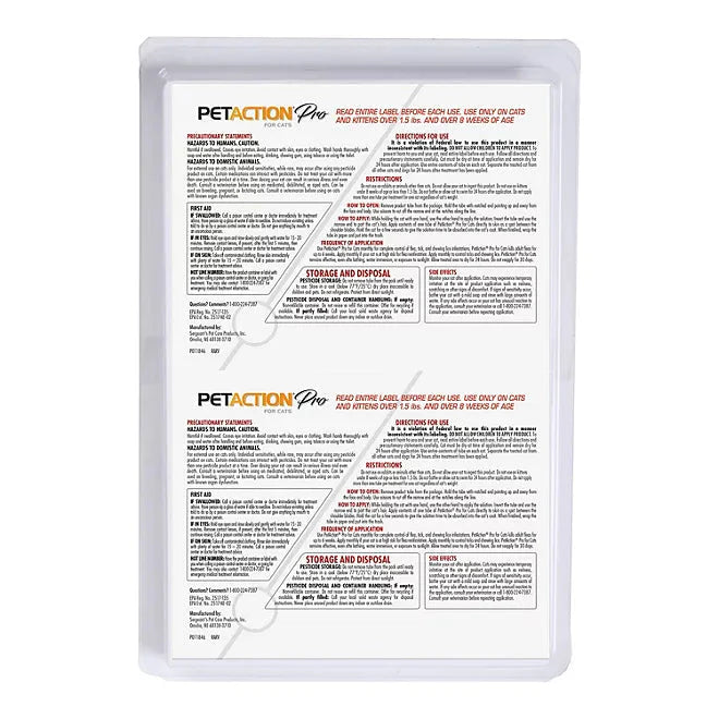 PetAction Pro Flea & Tick Treatment for Cats & Kittens - Purrfect Pet Kingdom