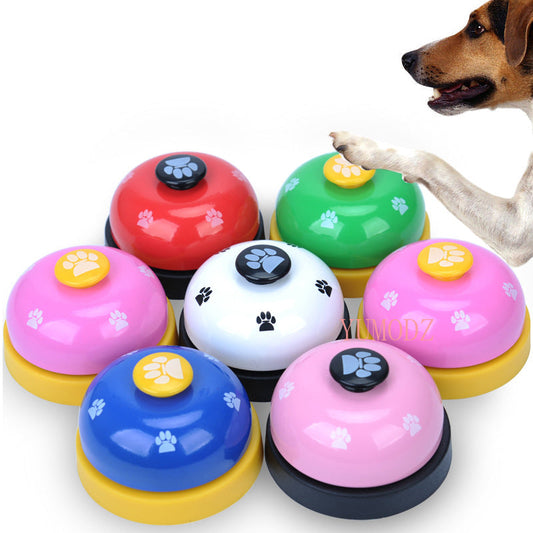 Cat And Dog Trainer Pet Footprints Ringing The Bell Dog Gear - main product image